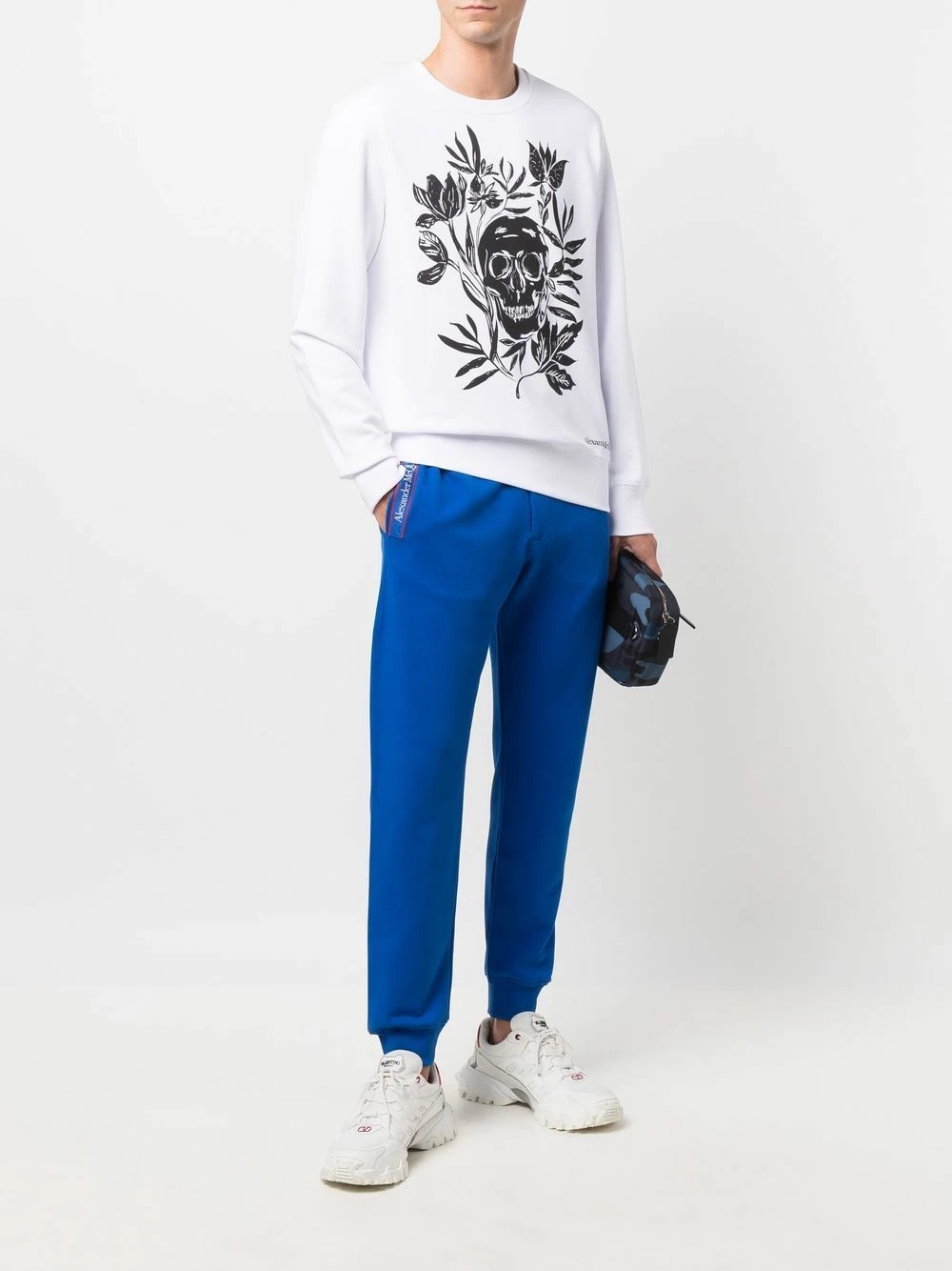 Alexander McQueen Logo tape detail track pants 2 Alexander McQueen logo-tape detail track pants