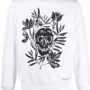 Alexander McQueen graphic-print long-sleeve sweatshirt
