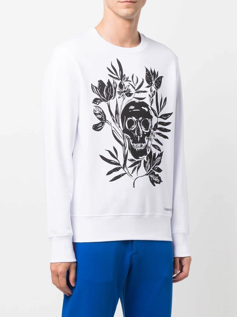 Alexander McQueen Graphic print long sleeve sweatshirt 3 Alexander McQueen graphic-print long-sleeve sweatshirt
