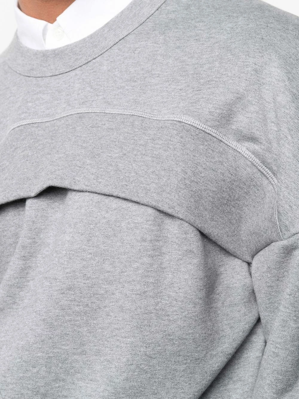 Alexander McQueen Layered logo print sweatshirt 5 Alexander McQueen layered logo-print sweatshirt