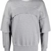 Alexander McQueen layered logo-print sweatshirt