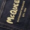 Alexander McQueen Logo embroidered slim fit jeans 12 Alexander McQueen logo-embroidered slim-fit jeans