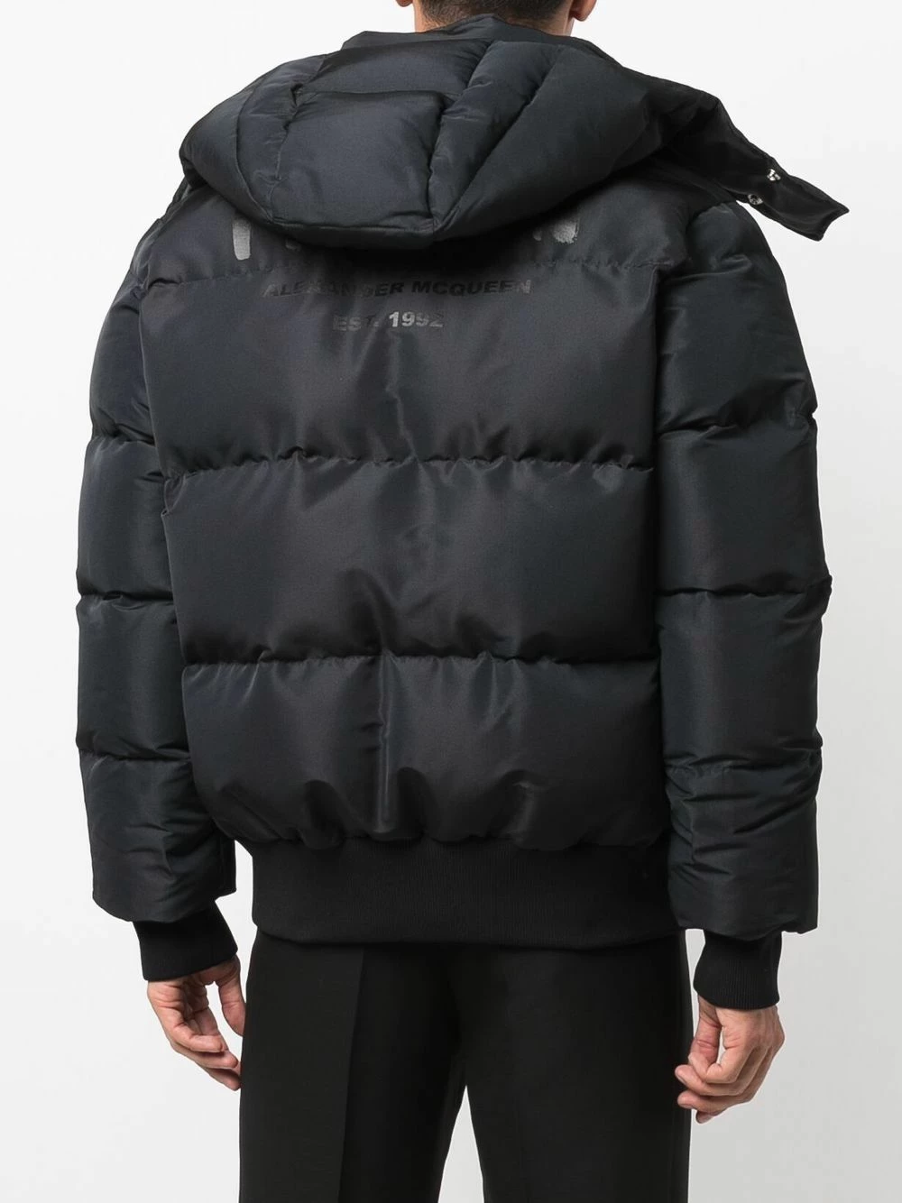 Alexander McQueen Hooded padded jacket 4 Alexander McQueen hooded padded jacket