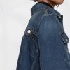 Alexander McQueen spread-collar denim jacket