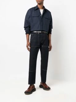 Alexander McQueen flap-pocket cotton shirt