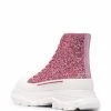 Alexander McQueen Tread Slick glittered ankle boots