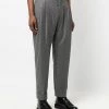 Alexander McQueen tailored tapered wool trousers