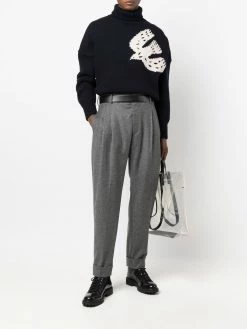 Alexander McQueen tailored tapered wool trousers