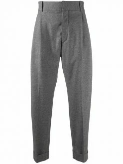 Alexander McQueen tailored tapered wool trousers