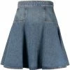 Alexander McQueen flared denim skirt