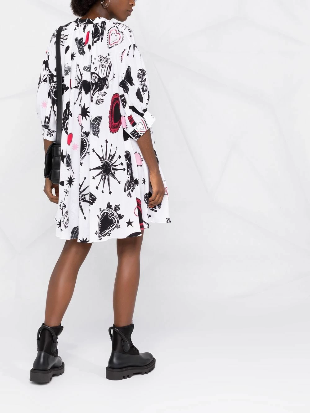 Alexander McQueen Graphic print shirt dress 6 Alexander McQueen graphic-print shirt dress