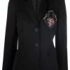 Alexander McQueen rhinestone-embellished blazer dress