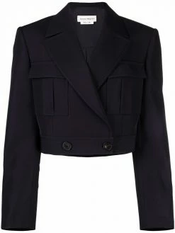 Alexander McQueen cropped tailored jacket