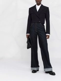 Alexander McQueen cropped tailored jacket