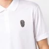 Alexander McQueen bead-embellished Skull polo shirt