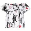 Alexander McQueen sketch-print blouse