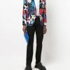 Alexander McQueen Papercut-print tailored blazer