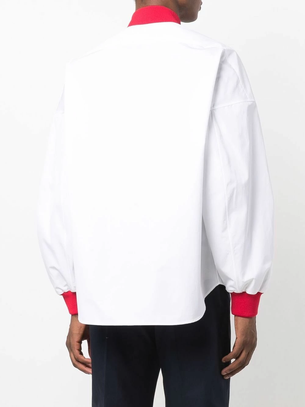 Alexander McQueen Contrasting panel long sleeve shirt 4 Alexander McQueen contrasting-panel long-sleeve shirt