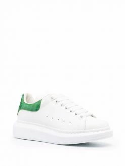 Alexander McQueen Oversized sole leather sneakers