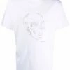 Alexander McQueen illustrated skull logo-print T-shirt
