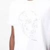 Alexander McQueen Illustrated skull logo print T shirt 9 Alexander McQueen illustrated skull logo-print T-shirt