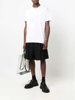Alexander McQueen illustrated skull logo-print T-shirt
