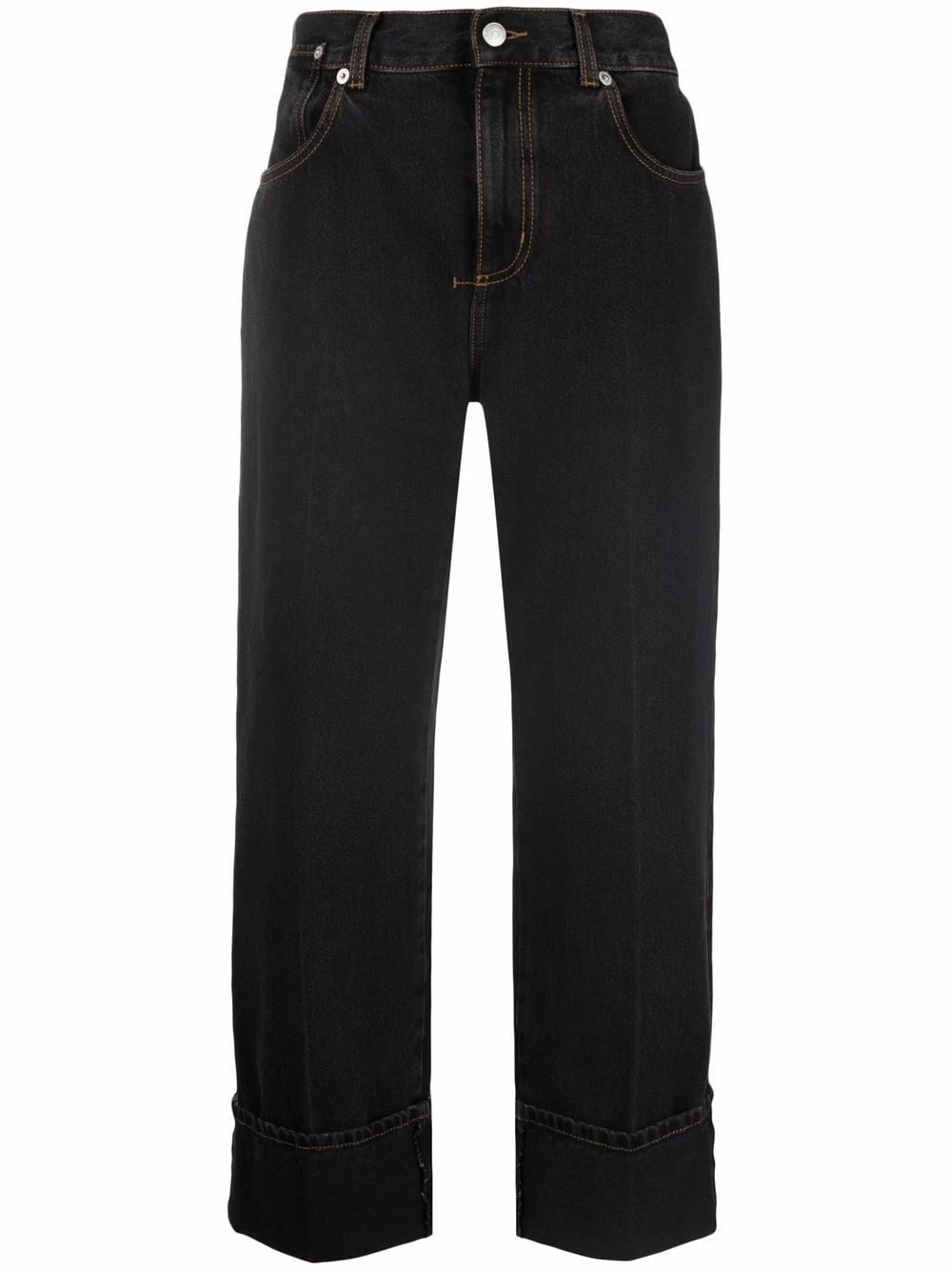 Alexander McQueen High waisted cropped jeans 1 Alexander McQueen high-waisted cropped jeans
