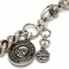 Alexander McQueen skull charm curb chain bracelet