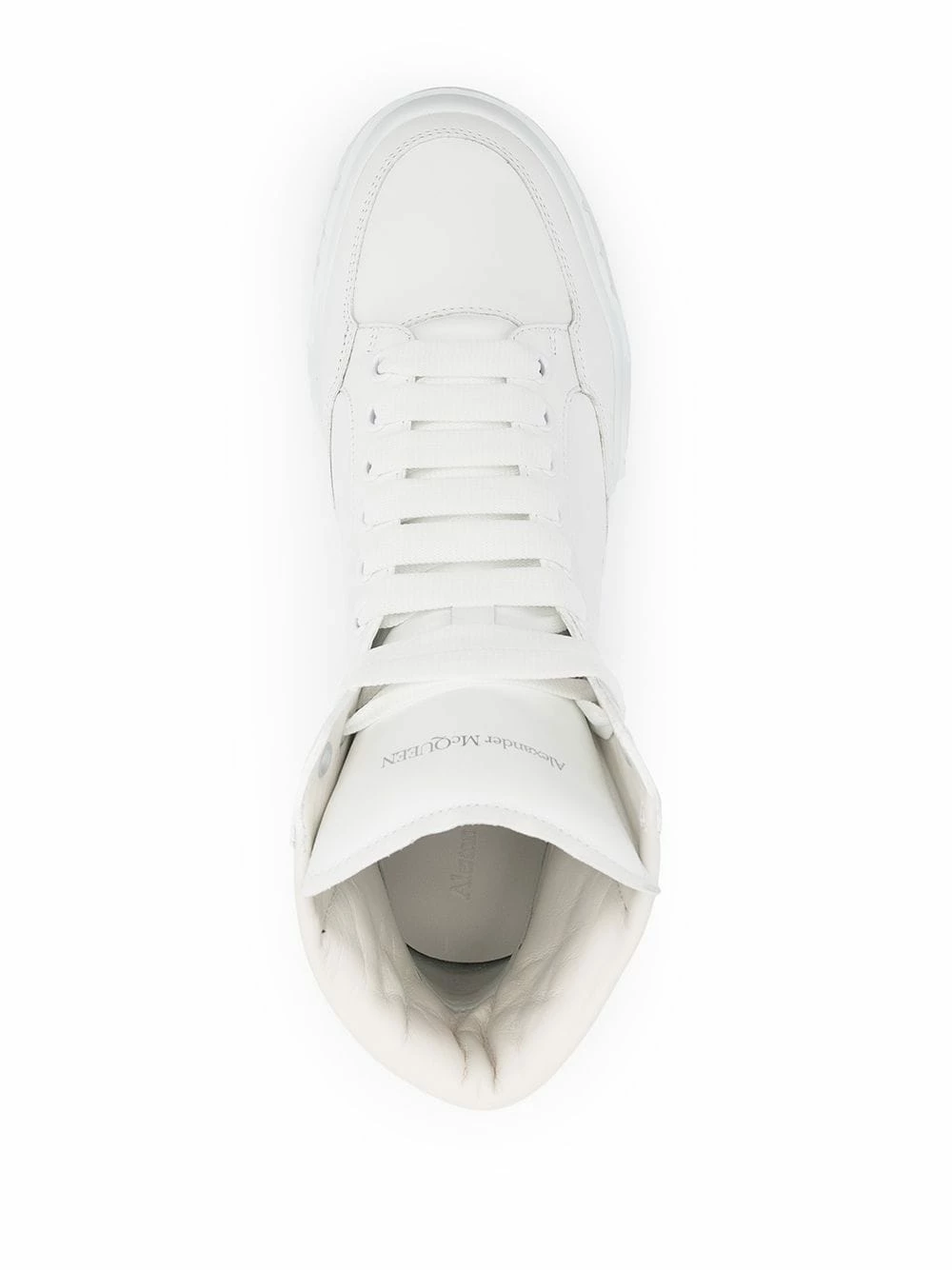 Alexander McQueen Logo print lace up sneakers 4 Alexander McQueen logo-print lace-up sneakers