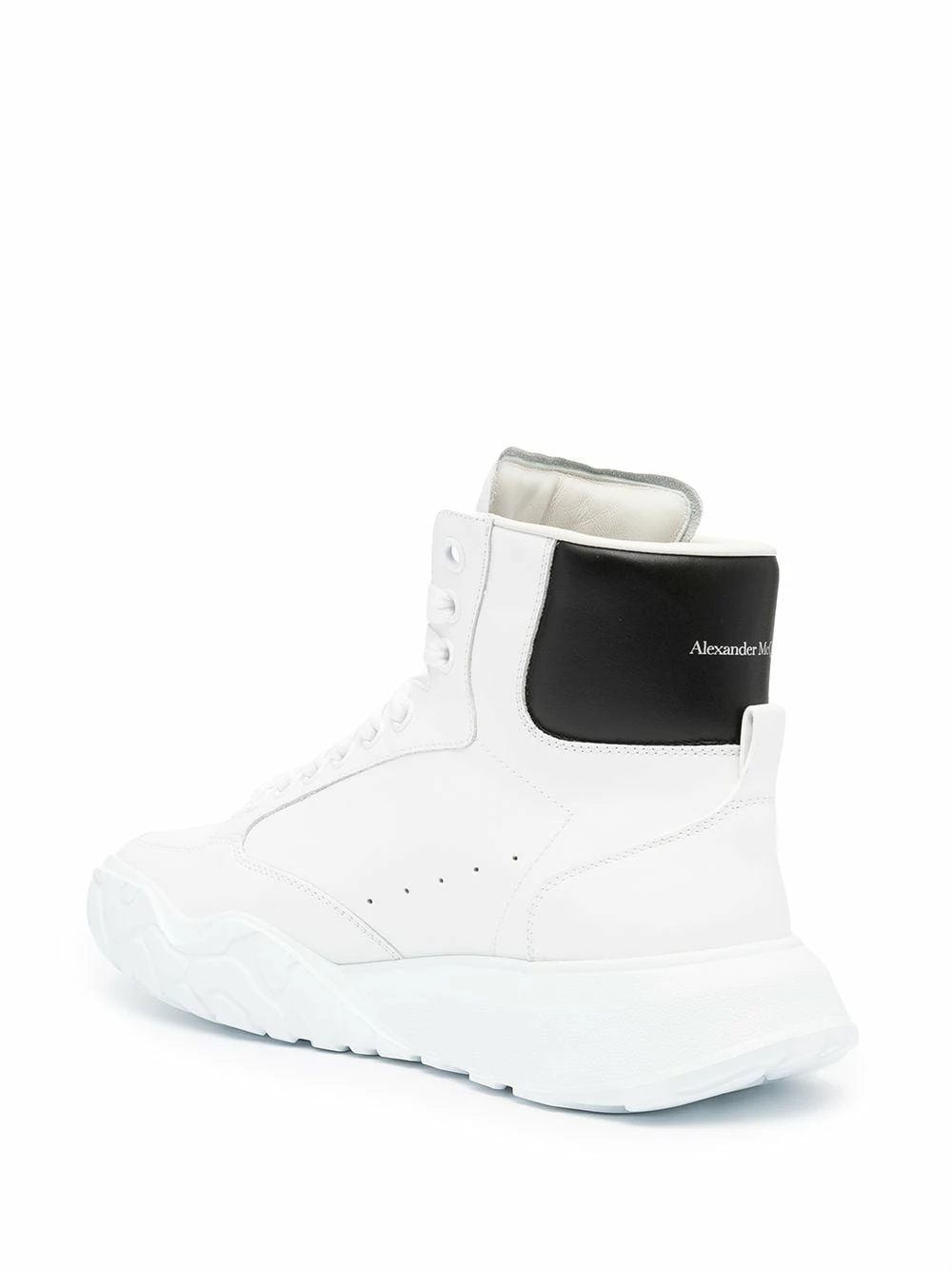 Alexander McQueen Logo print lace up sneakers 3 Alexander McQueen logo-print lace-up sneakers