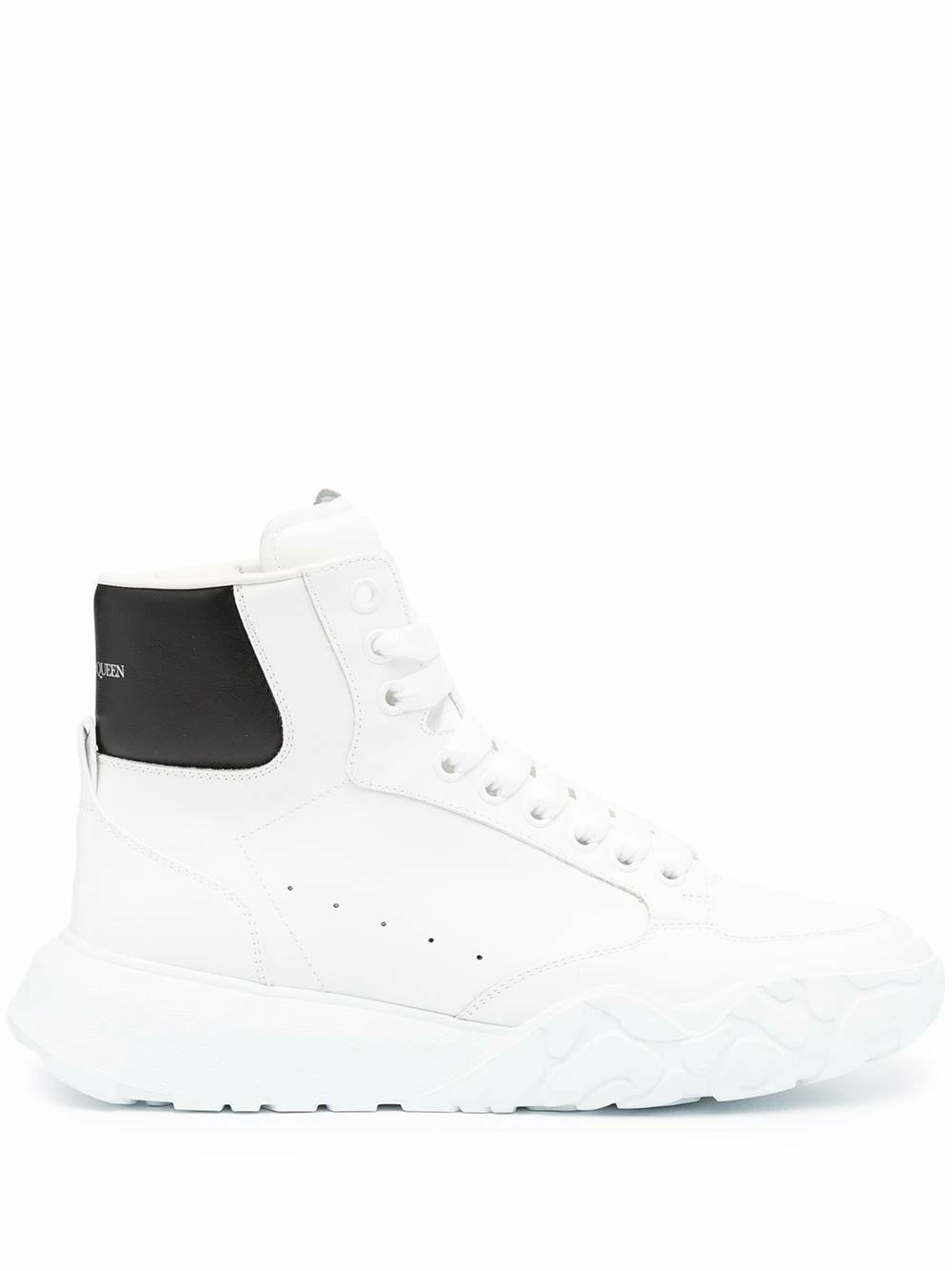 Alexander McQueen Logo print lace up sneakers 1 Alexander McQueen logo-print lace-up sneakers