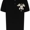 Alexander McQueen Papercut Skull short-sleeve polo shirt