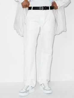 Alexander McQueen skull-print straight-leg jeans