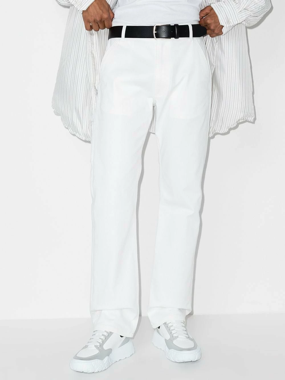 Alexander McQueen Skull print straight leg jeans 2 Alexander McQueen skull-print straight-leg jeans