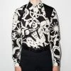 Alexander McQueen skull print harness shirt