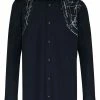 Alexander McQueen harness-print long-sleeve shirt