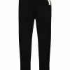 Alexander McQueen skull-embroidered zip-ankle tack pants