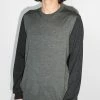 Alexander McQueen Panelled crew neck jumper 6 Alexander McQueen panelled crew neck jumper