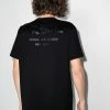 Alexander McQueen AMQ GRAFFITI BK PRNT SS TEE WHT