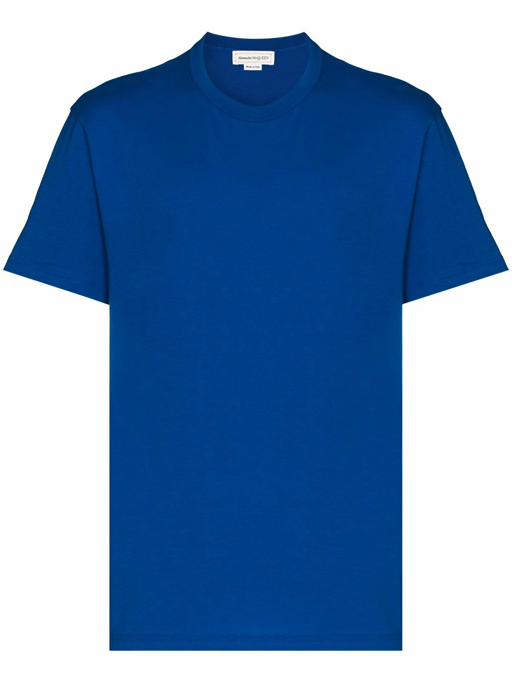 Alexander McQueen Graffiti logo cotton T shirt 1 Alexander McQueen graffiti-logo cotton T-shirt