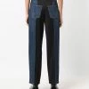 Alexander McQueen patchwork straight-leg jeans