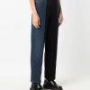 Alexander McQueen patchwork straight-leg jeans