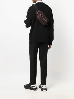 Alexander McQueen skull-pattern belt bag