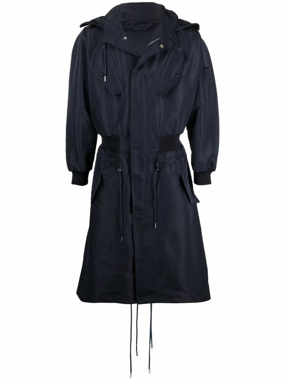 Alexander McQueen Hooded hybrid bomber rain jacket 1 Alexander McQueen hooded hybrid bomber rain jacket