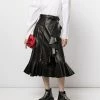 Alexander McQueen high-waisted ruffle-hem skirt