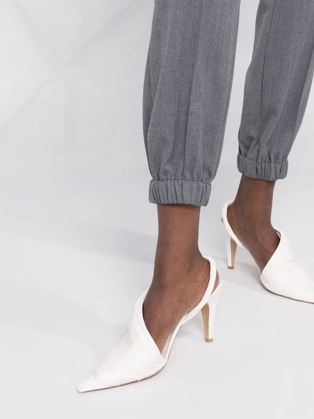 Alexander McQueen Slim fit gathered ankle trousers 5 Alexander McQueen slim-fit gathered-ankle trousers