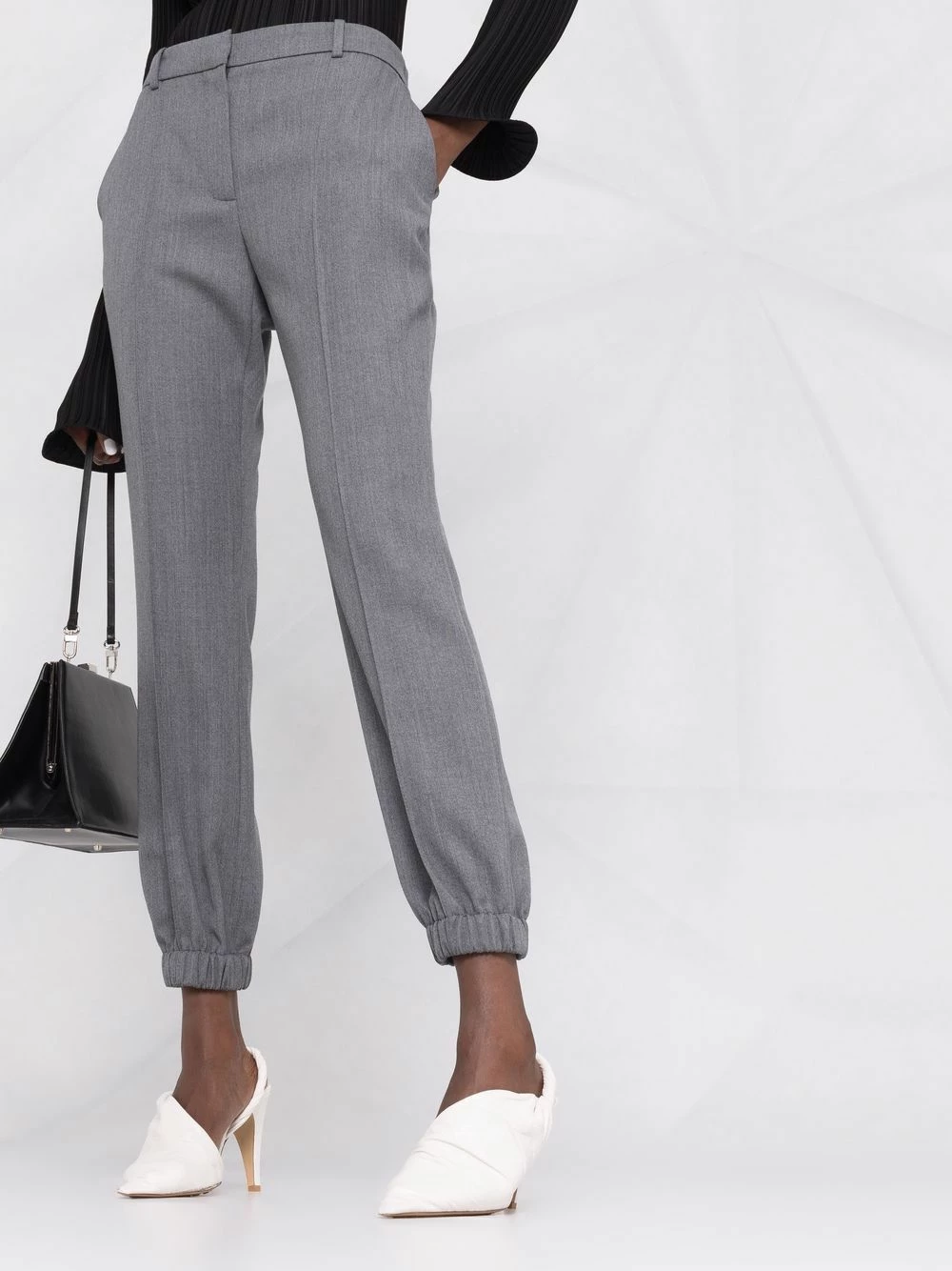 Alexander McQueen Slim fit gathered ankle trousers 3 Alexander McQueen slim-fit gathered-ankle trousers