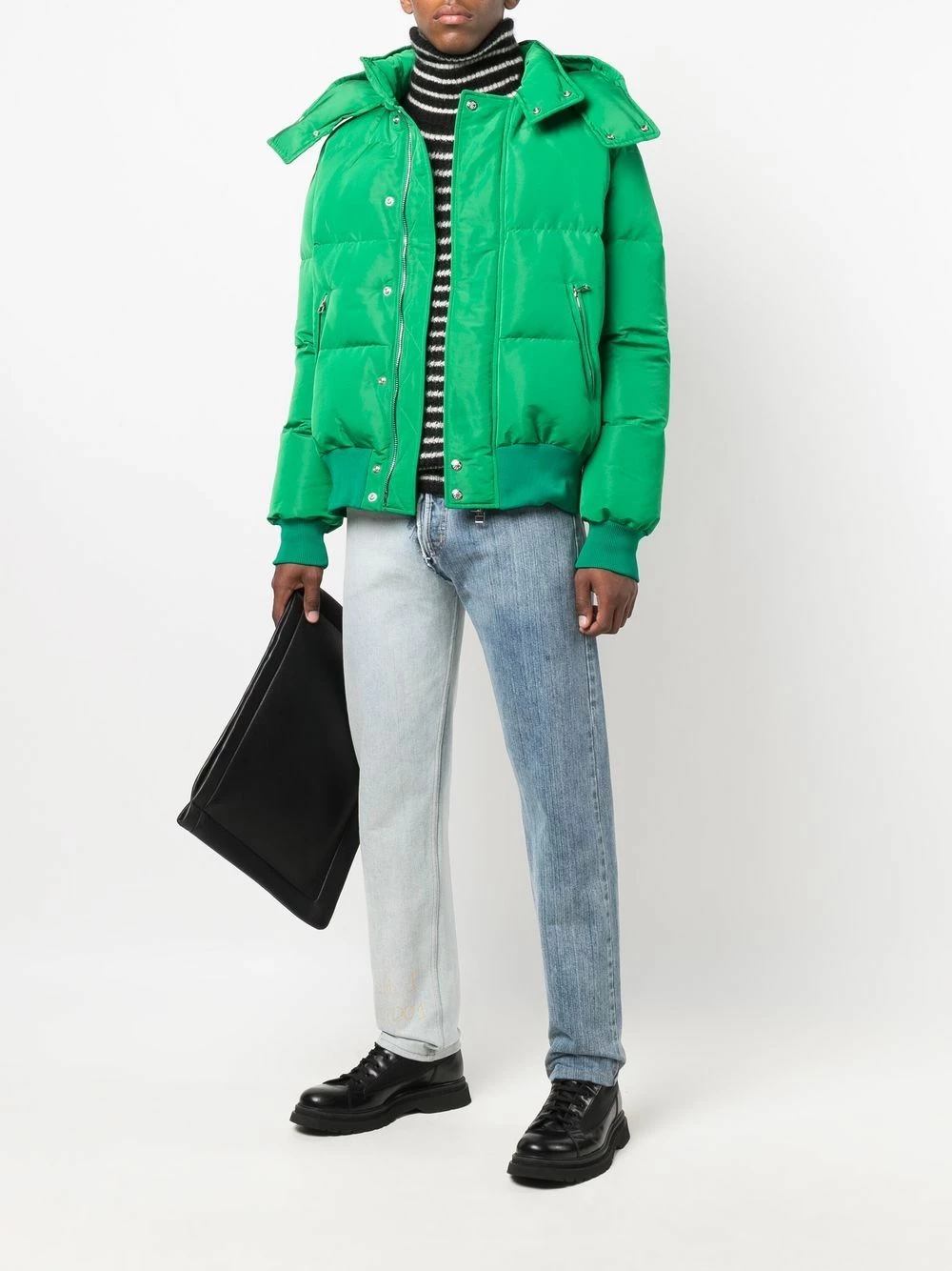 Alexander McQueen Padded hooded jacket 2 Alexander McQueen padded hooded jacket