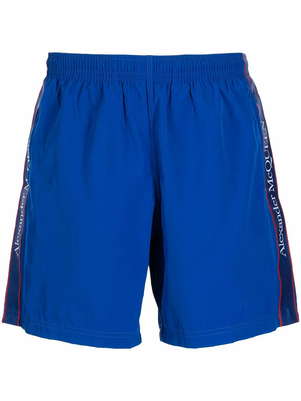 Alexander McQueen Logo tape slip on swim shorts 1 Alexander McQueen logo-tape slip-on swim shorts