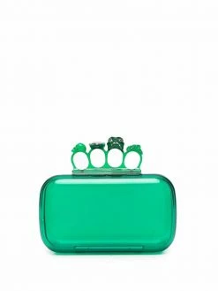 Alexander McQueen Skull Four-Ring clutch